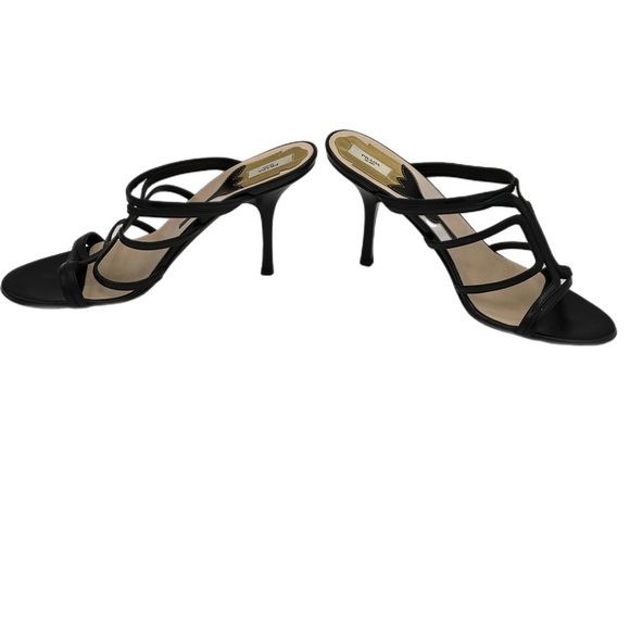 Prada Strappy Slide Heels – Size 39.5 EU - Picture 2 of 3
